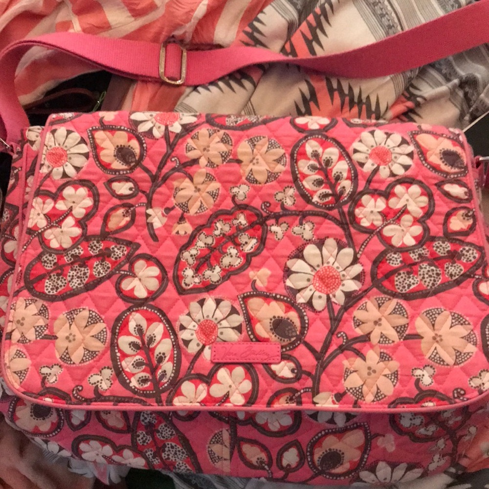 Pink Vera Bradly Messenger Bag